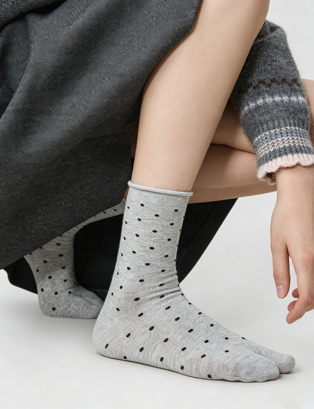 Slouch Tabi Socks - DippedShop Wholesale - #4803