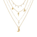 Multi-Layered Long Necklace - DippedShop Wholesale - #4851