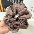 Simple Solid Color Organza Hair Scrunchies 6W6HSR350
