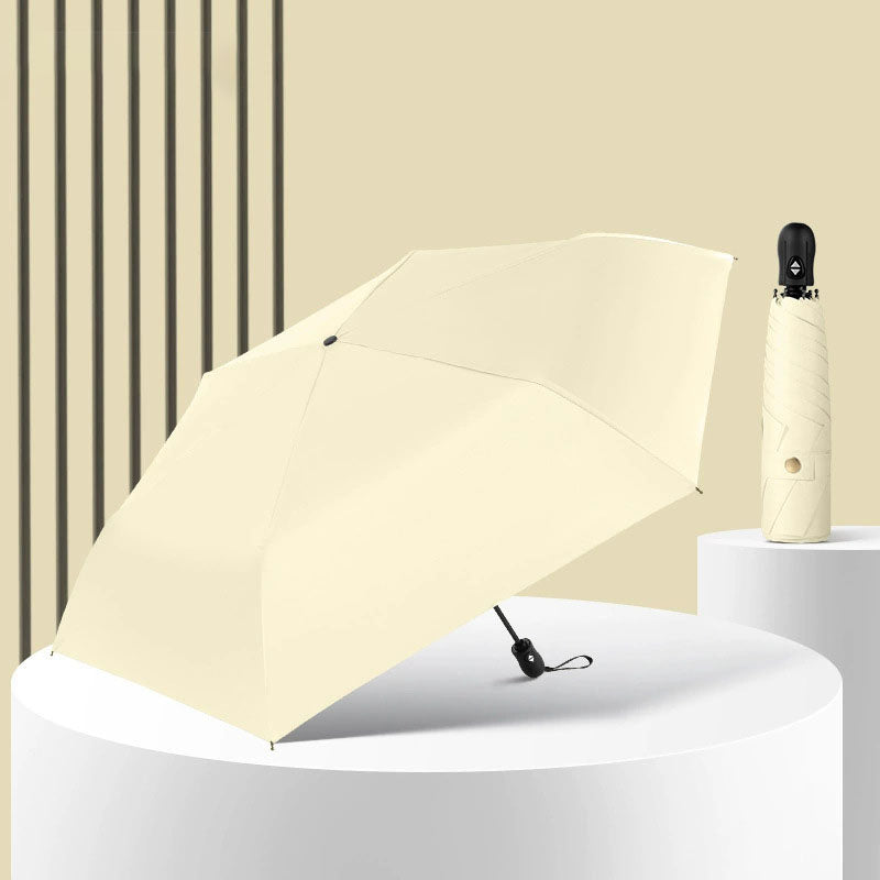 Automatic Solid Color Portable Comapct Folding Umbrella MK2MBFN6Z11UL10