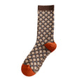 Retro Geometric Jacquard Crew Socks 6W8FSO662