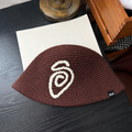 Stylish Mosquito Coil Embroidery Knit Bucket Hat 6W6HAT677