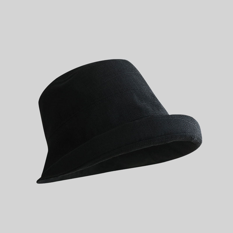 Minimalist Solid Color Edge Roll Bucket Hats MK2COK6W6HAT378