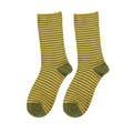 Color Contrast Striped Soft Crew Socks 6W8FSO700