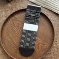 Plaid Slouchy Crew Socks - DippedShop Wholesale - #1683