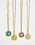 Simple Enamel Irregular Pendant Choker Necklace 6W6JNC398L