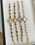 Mother-of-Pearl Quartz Watch - DippedShop Wholesale - #0851