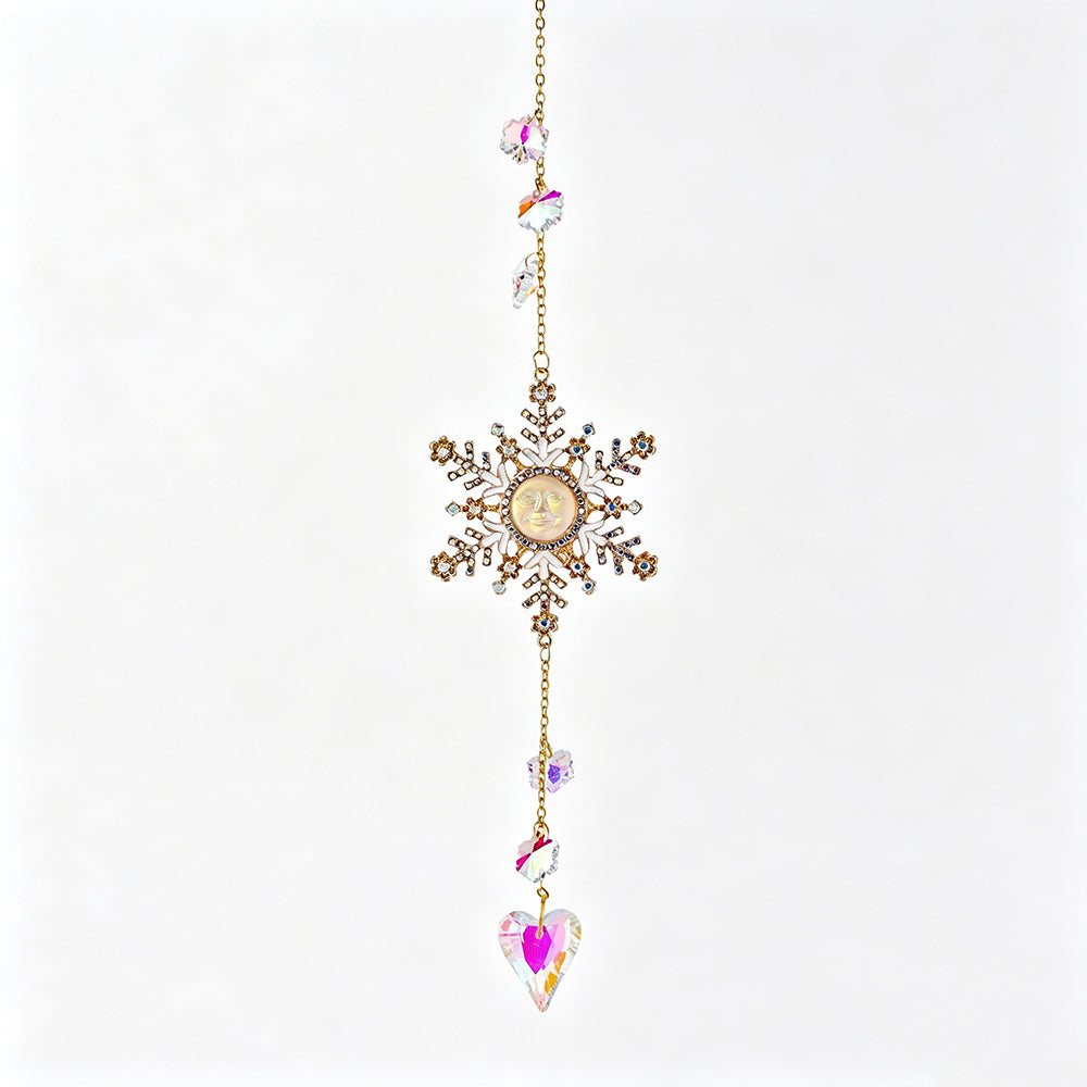 Crystal Christmas Tree Snowflake Pendant Suncatcher 6H7HLS190
