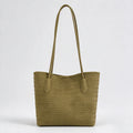 Vintage Woven Shoulder Bag With - DippedShop Wholesale - #4531