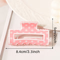 Hollow Square Hair Claw - DippedShop Wholesale - #8739