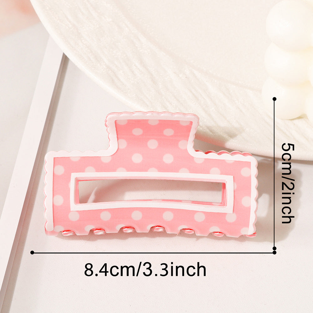 Hollow Square Hair Claw - DippedShop Wholesale - #8739