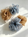 Leopard Print Mesh Hair Scrunchies MK2BW6W6HSR44