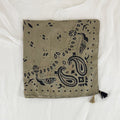 Bohemian Soft Paisley Print Headscarf Square Scarf 6W6NSC213