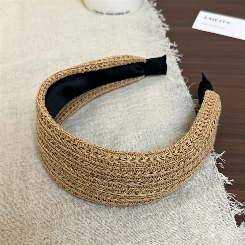 Elegant Hollow Out Knit Wide Headband 6W6HBD321