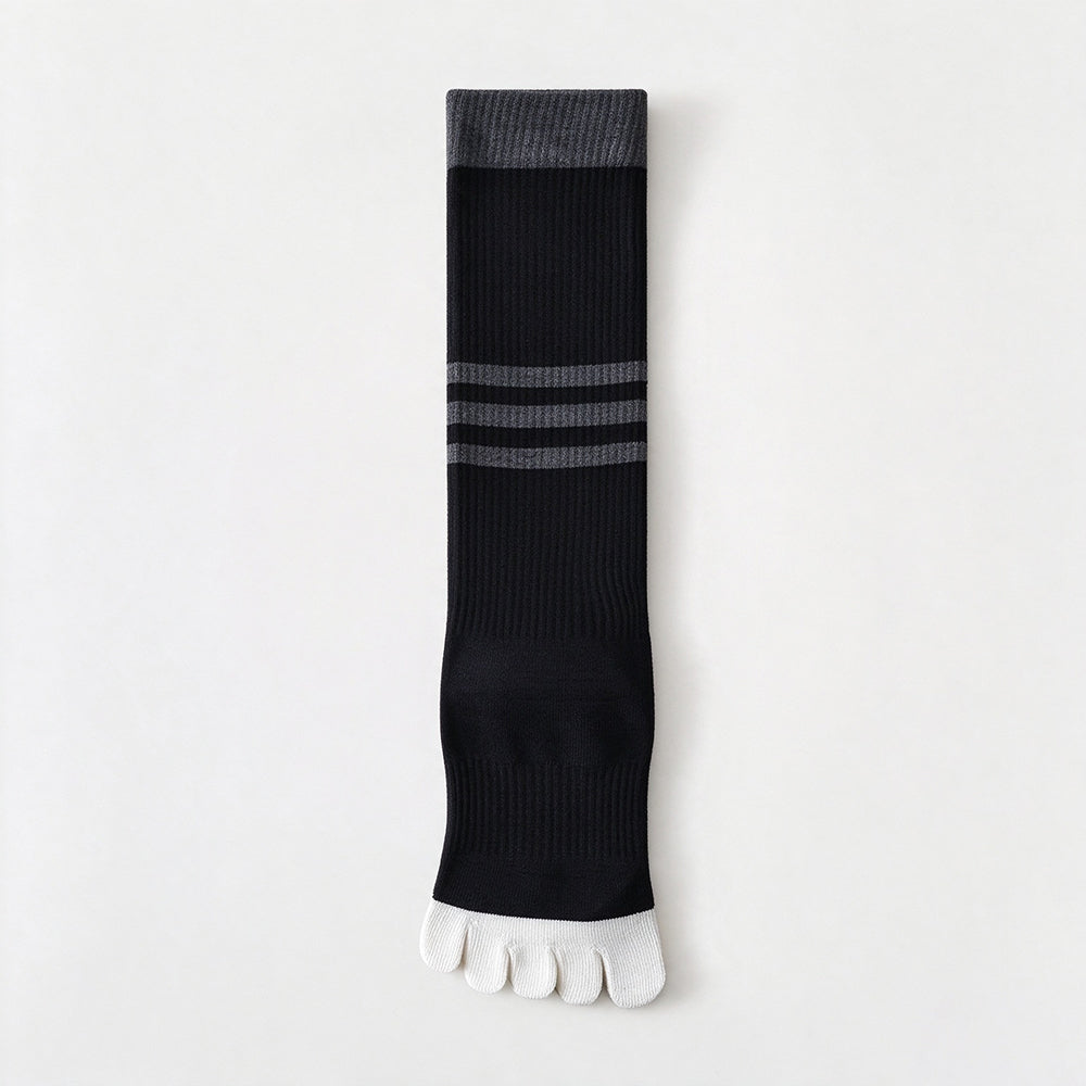 Stylish Color Block Striped Five-finger Socks 6W8FSO1012