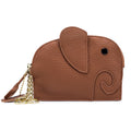 Cute Elephant Leather Mini Coin Purse 6W10BWB303