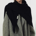 Fashion Wool Blend Striped Shawl Wrap Triangle Scarf 6W6NSC140