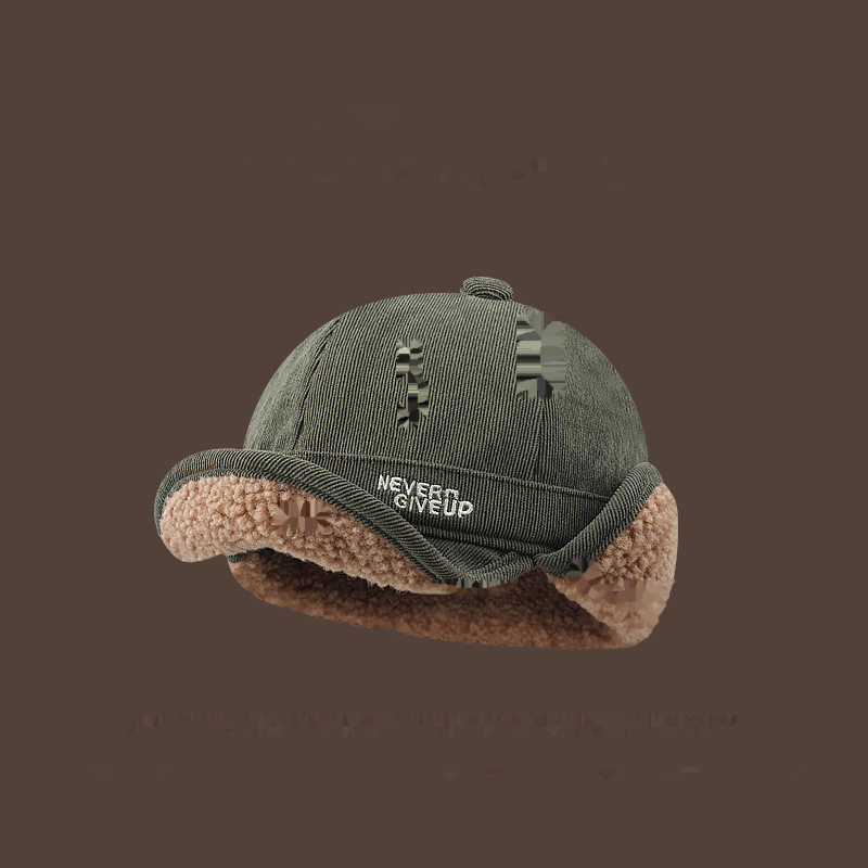 Vintage Faux Lamb Wide Brim Cap 6W6HAT672