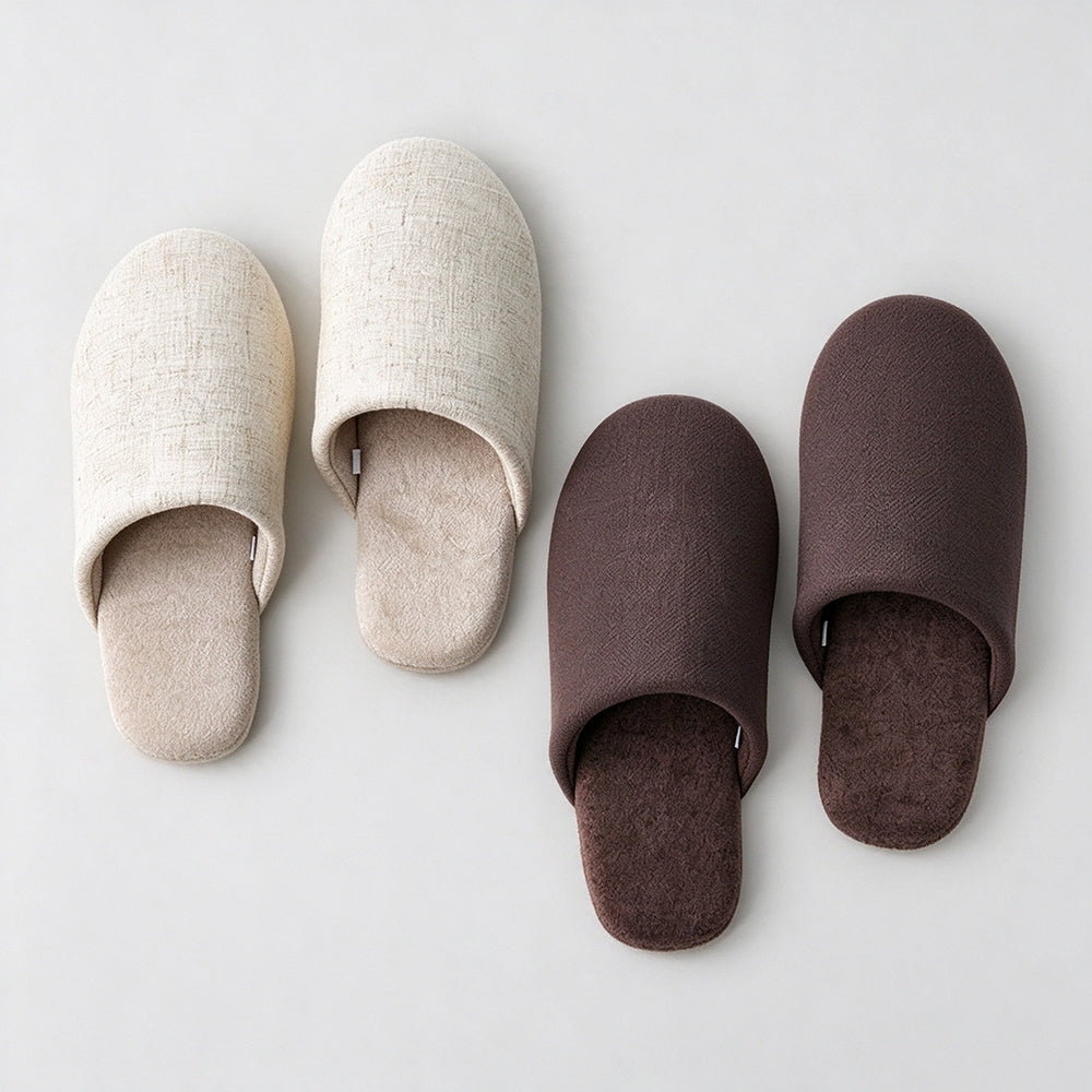 Minimalist Soft Thermal Quiet Non-Slip Indoor Slippers 6W8FSP290