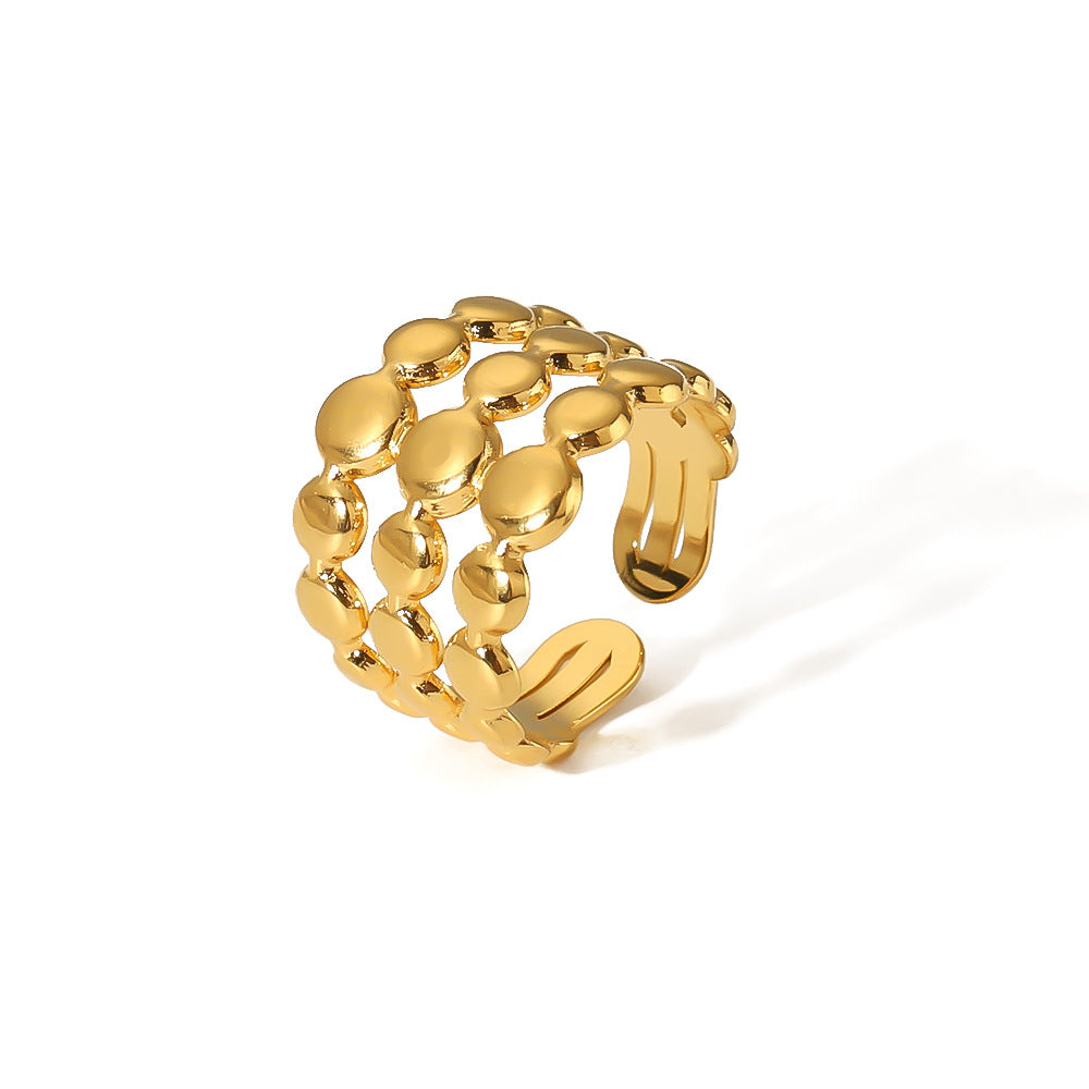 Geometric Statement Ring - DippedShop Wholesale - #1315