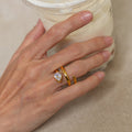 Snake Spiral Open Ring - DippedShop Wholesale - #9987
