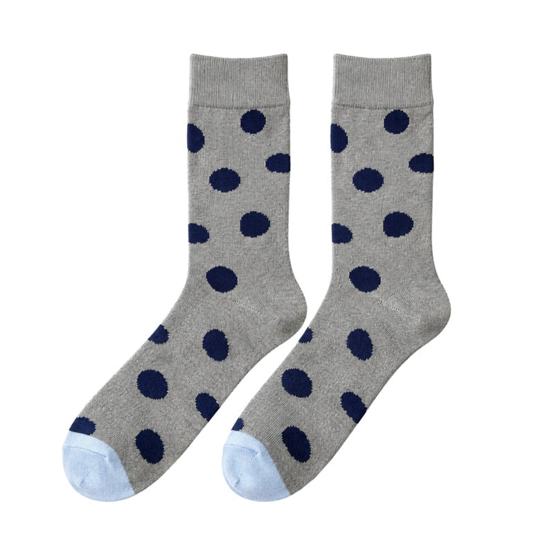 Colorful Polka Dot Tabi Crew Socks 6W8FSO651