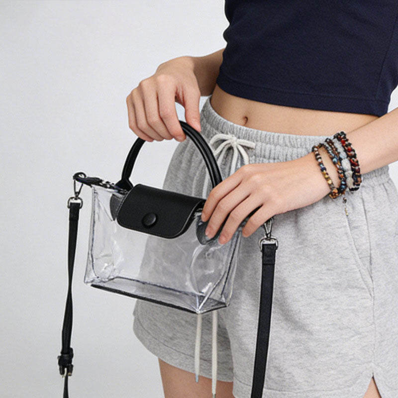 Casual Color Contrast Clear St - DippedShop Wholesale - #0003