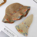 Boho Colorful Straw Hat - DippedShop Wholesale - #3635