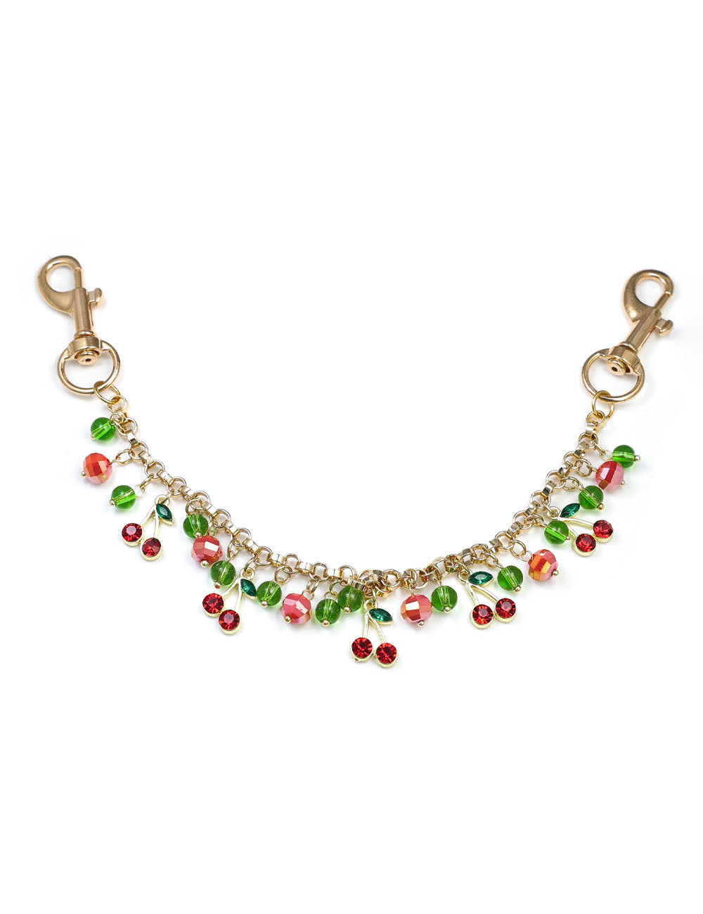Crystal Cherry Bag Charm - DippedShop Wholesale - #9123