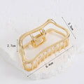 Minimalist Gold Plated Cloud Hair Claw MK2MBEP6W6HCP382