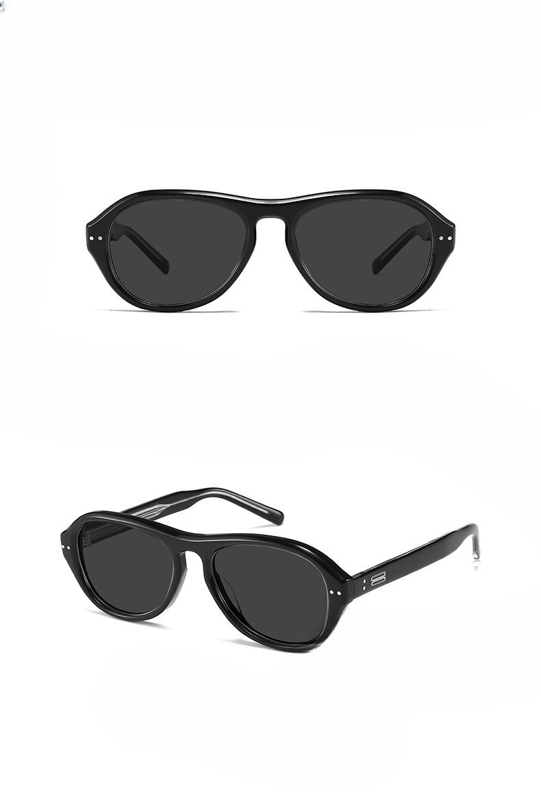 Oversize Oval Frame Sunglasses - DippedShop Wholesale - #3939