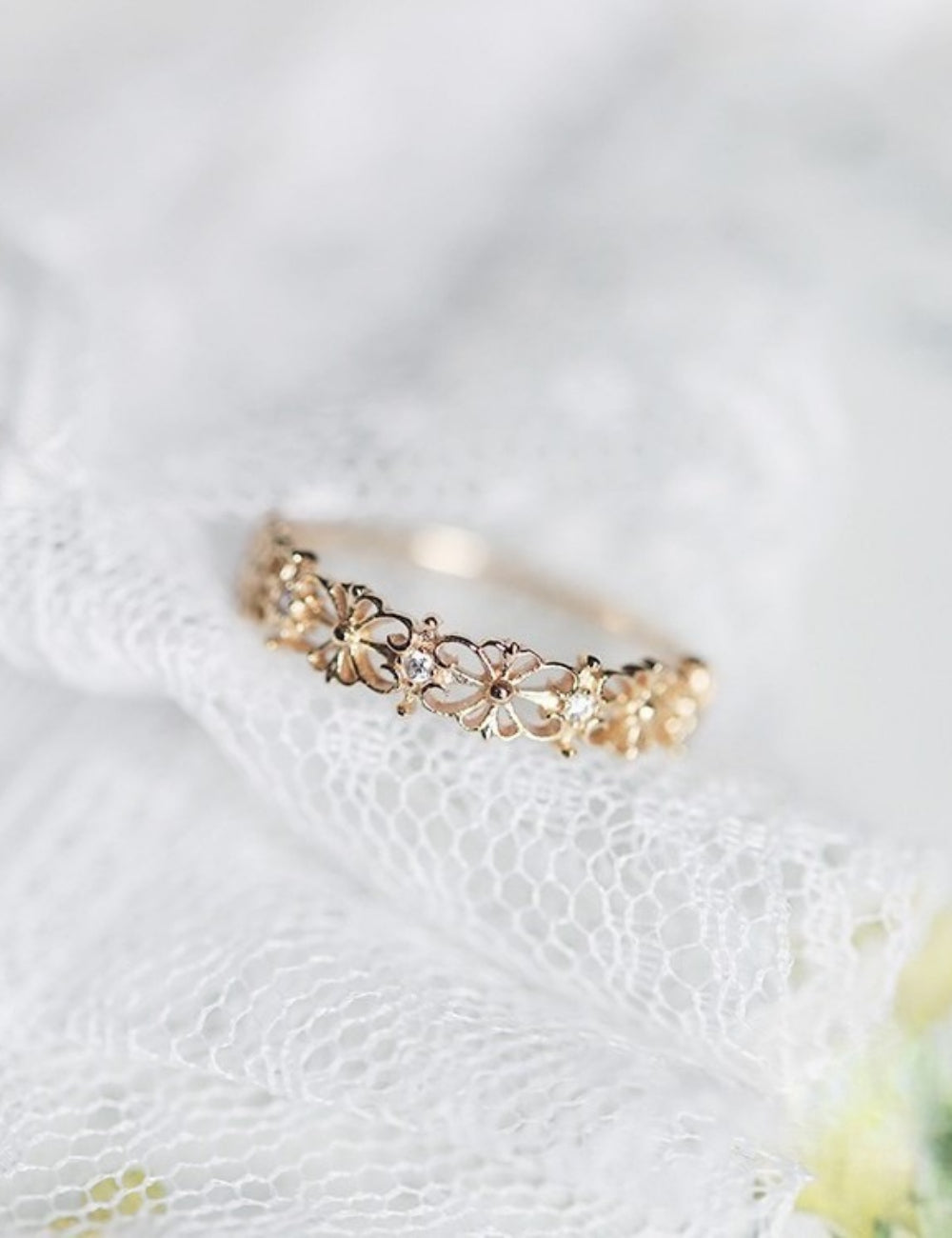 Vintage Gold Plated Cubic Zirc - DippedShop Wholesale - #3395
