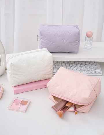 Elegant Butterfly Print Portable Cosmetic Bag DP25H574