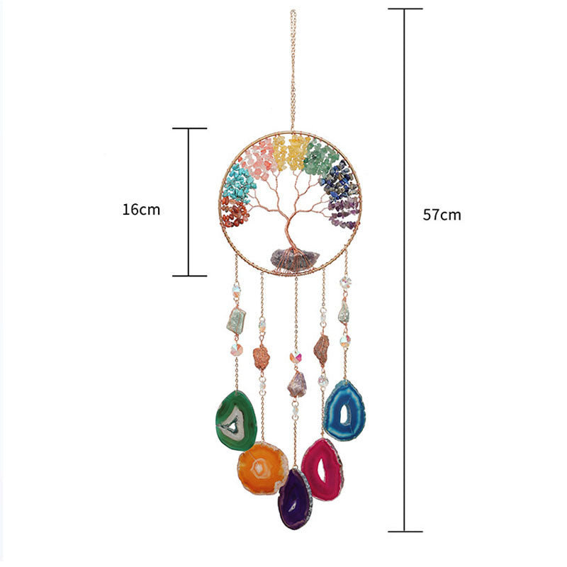 Crystal Tree of Life Suncatcher - DippedShop Wholesale - #1539