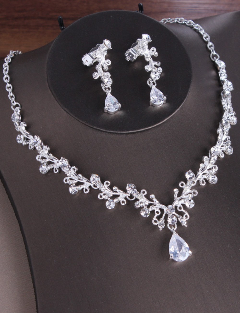 Rhinestone Zircon Pendant Jewelry Set DPJS1220