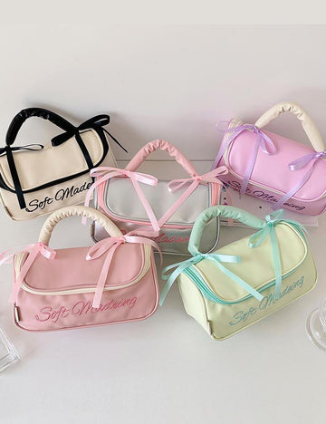 Cute Bow Knot Handheld Storage Bag DP25E954