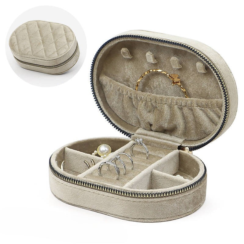 Trendy Solid Color Round Shape Ring Box 8CW6BOB292L