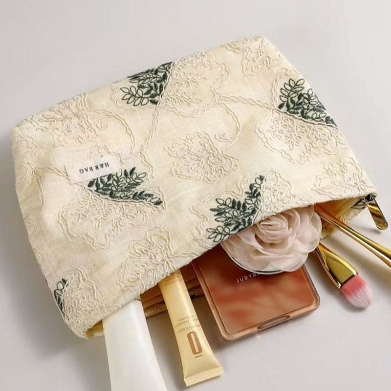 Embroidered Makeup Storage Bag - DippedShop Wholesale - #6755