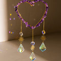 Crystal Heart Suncatcher - DippedShop Wholesale - #6691