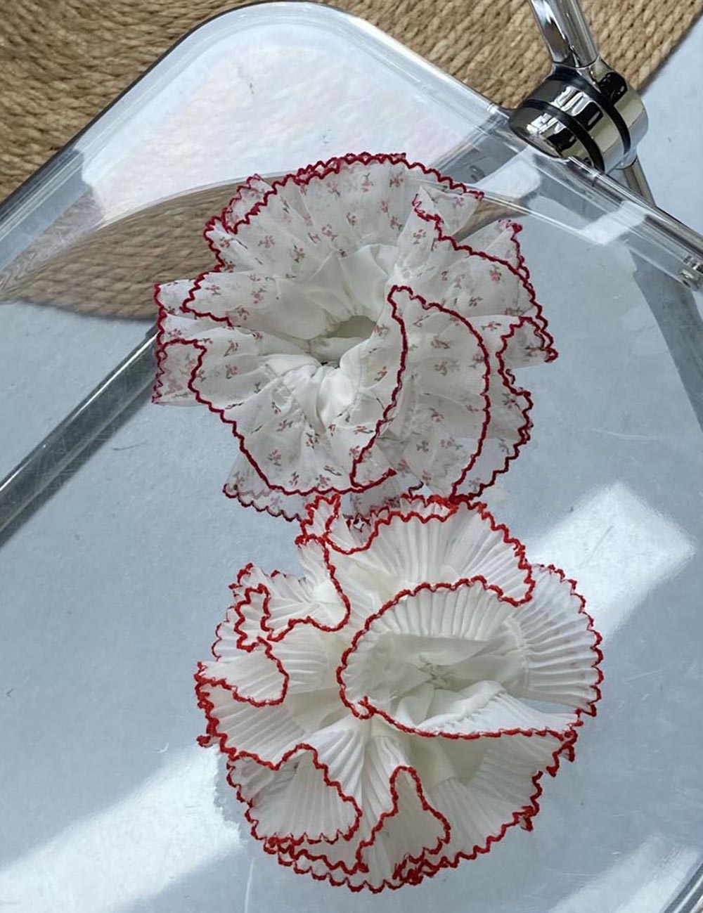 Floral Lace Hair Ties - DippedShop Wholesale - #3363