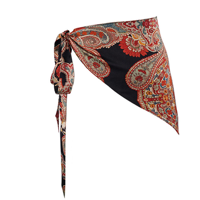 Bohemian Jacquard Triangle Waist Wrap Hip Scarf MK2BW6W1SL12