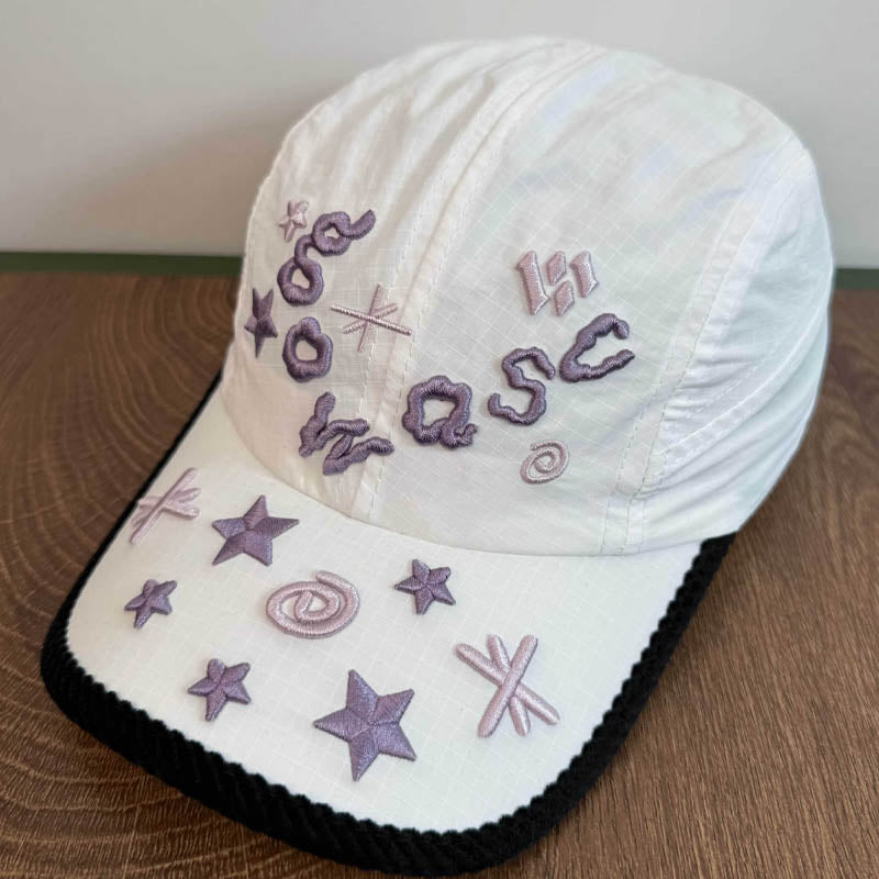 Star Embroidery Baseball Cap - DippedShop Wholesale - #1923