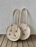 Minimalist Straw Woven Shoulder Bag - DippedShop Wholesale - #2755