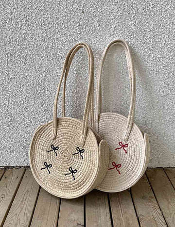 Minimalist Straw Woven Shoulder Bag - DippedShop Wholesale - #2755