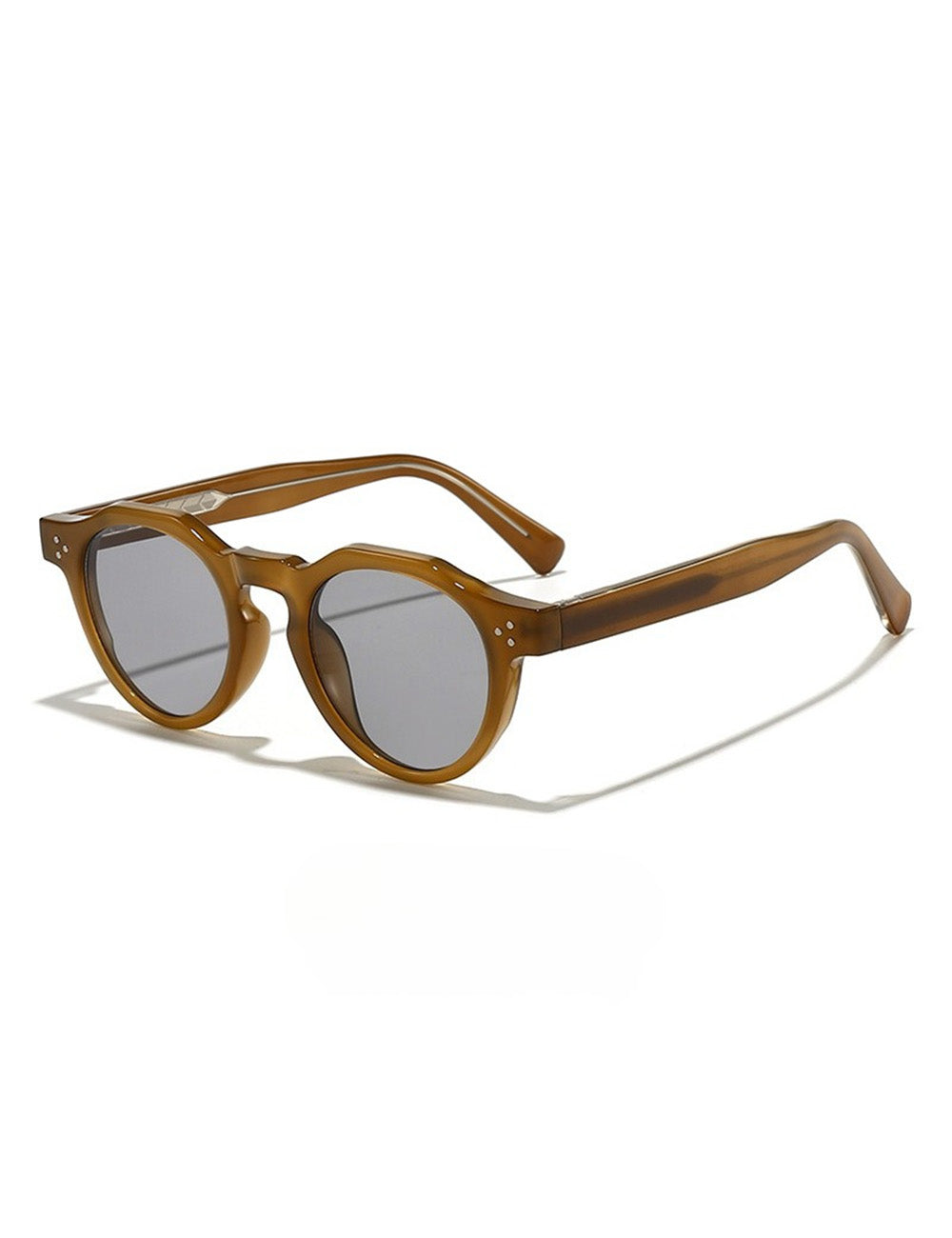 Retro Round Polarized Sunglasses - DippedShop Wholesale - #8643