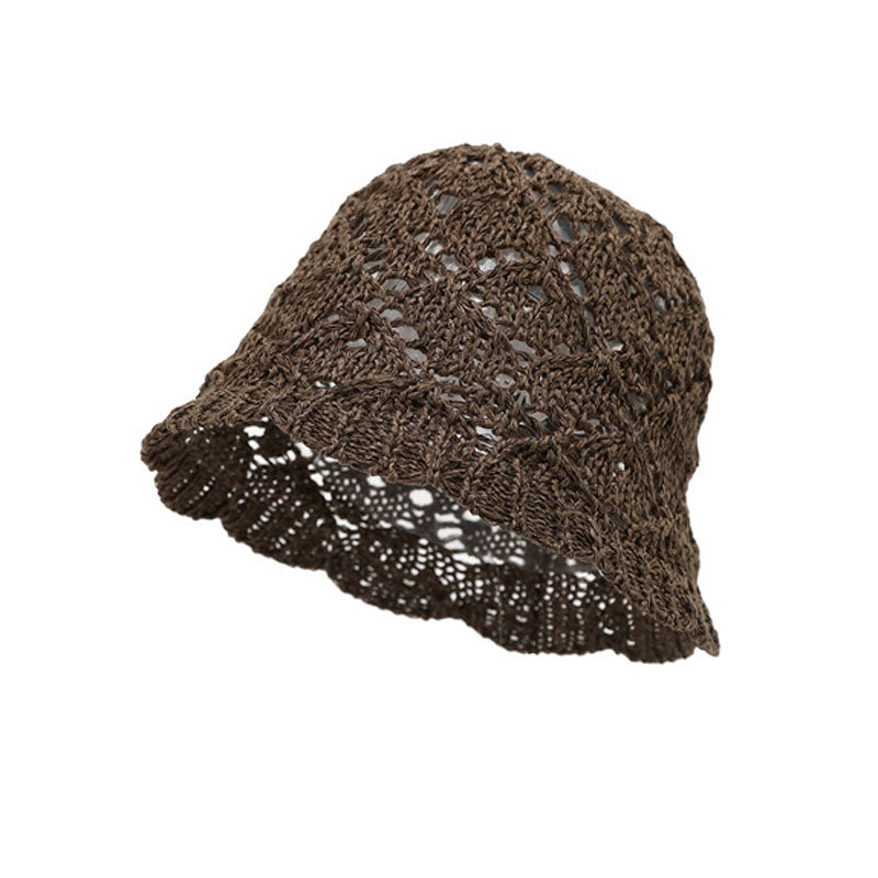 Minimalist Hollow Out Bucket Hat - DippedShop Wholesale - #5795