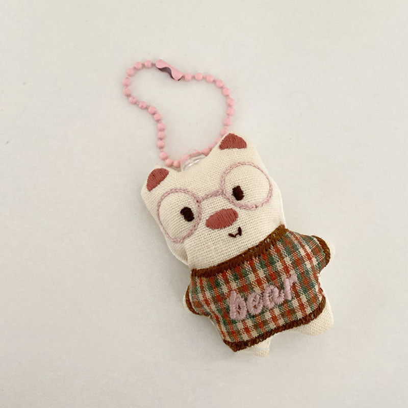 Cute Plush Animal Keychain Bag Charms DP25F584