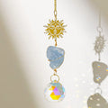 Natural Stone Crystal Ball Suncatcher - DippedShop Wholesale - #5139