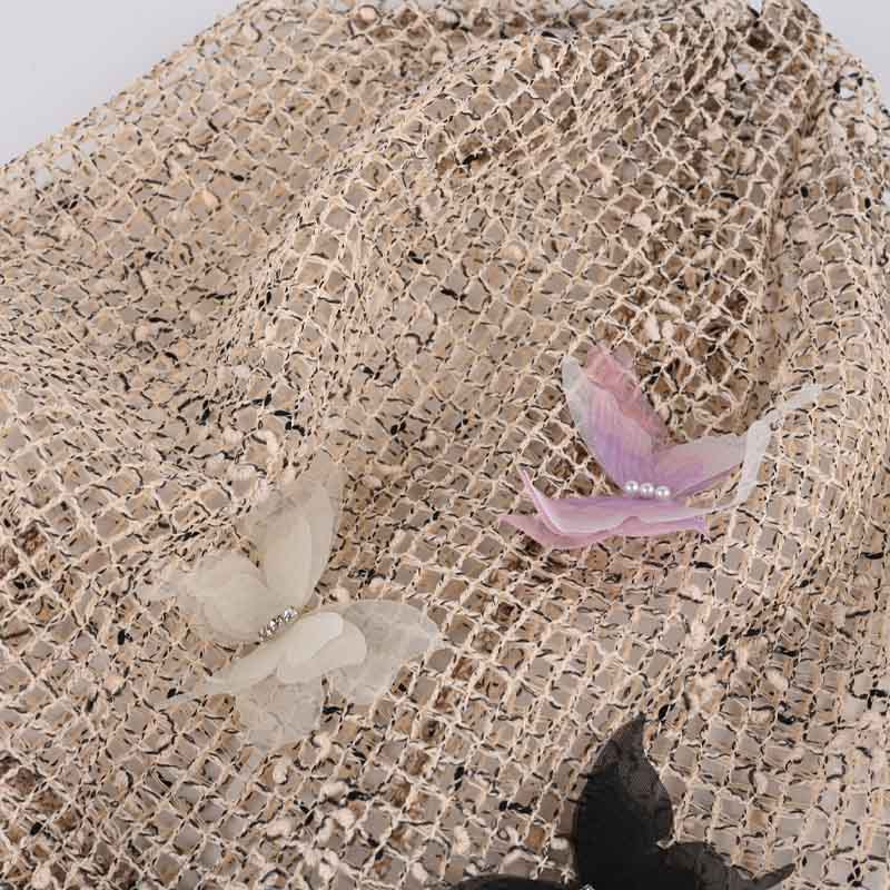 Butterfly Hollow Knit Beanie - DippedShop Wholesale - #9747