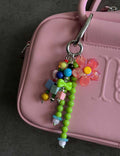 Flower Beaded Tassel Charm - DippedShop Wholesale - #9779